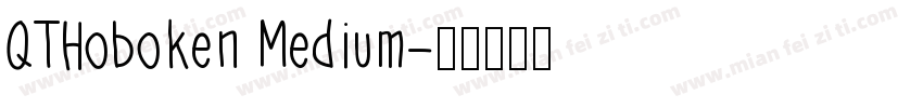 QTHoboken Medium字体转换